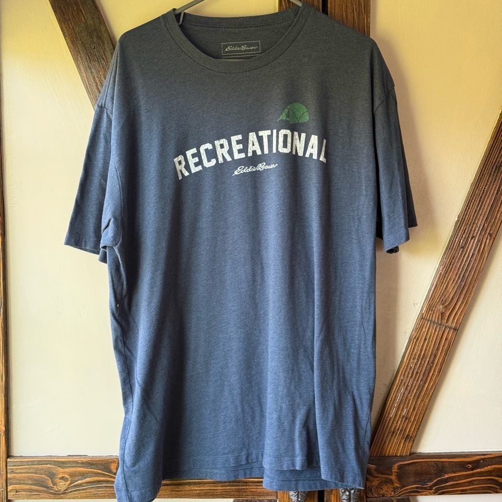 Eddie Bauer Blue Short Sleeve Tee